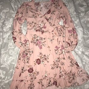 Woman’s floral dress
